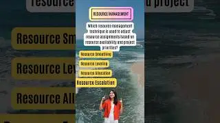 Mastering Resource Management: Answering Question #8 | PMP Short