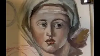 when watercolor looks like oil