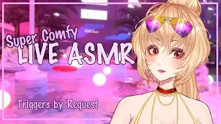 Poolside ASMR Party | Live ASMR [ Vtuber ] [ F4A ] [ Triggers by Request ]