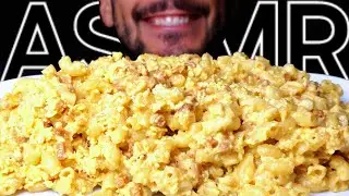 ASMR MACARONI BACON CARBONARA PASTA (EATING SOUNDS) NO TALKING MUKBANG