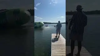 The Blob had some trouble blobbing. Presented by @MountainDew #campbarstool #dothedew