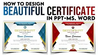 How to Make a Good Certificate Design in Ms Word PPT