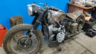 ЗАПУСТИЛИ ФРАНКИНШТЕЙНА М72! 😎 РЭТЛУК кастом из советского мотоцикла ИМЗ М72.