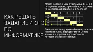 задание 4 огэ по информатике самый простой способ решения
