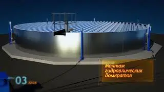 Монтаж резервуара