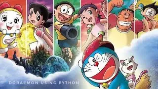 Doraemon using python turtle | python | 