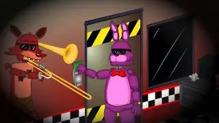 Когда охранник не Пиццерия оригинальное видео Pirate Труба и заяц Foxy и Бонни