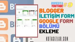 Blogger İletişim Formu Ekleme Google Form 2021 #9