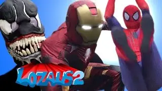 SPIDERMAN VS VENOM! DEADPOOL calls IRONMAN to help PART 6
