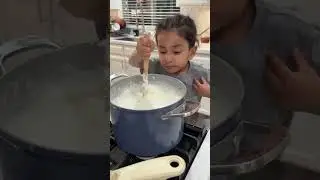 5 year old chef makes everything home made!! #shorts