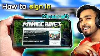How to sign in minecraft  | Sign In Minecraft 1.19 |  Minecraft sign in 100%  | Hindi | 2022