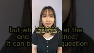 Useful particle の(NO) when asking a question⁉️ 