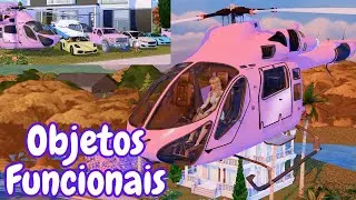 FUNCTIONAL HELICOPTERS AND CARS! | THE SIMS 4