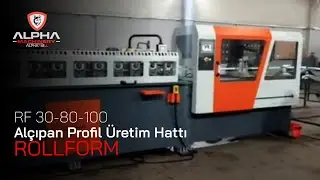Alçıpan Profil Üretim Hattı RF 30-80-100 Alpha Rollform Lines