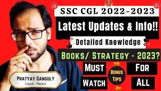 SSC CGL 2022 - Most Important Updates | Made For SSC
