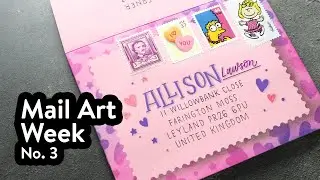Mail Art Week! Envelope No. 3 - Masked & Stenciled