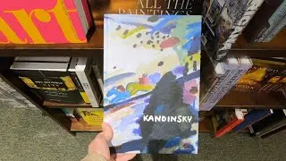 VASILY KANDINSKY BOOK BY HELMUT FRIEDEL ART BOOK CLOSE UP AND INSIDE LOOK