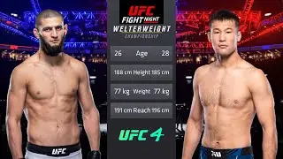 Khamzat Chimaev vs Shavkat Rakhmonov Full Fight - UFC Fight Of The Night