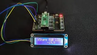 RP2040 Raspberry PI PICO - Waveshare RGB LCD Demo