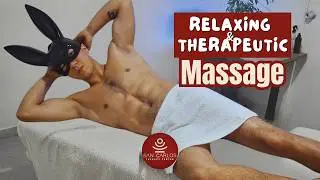 Watch how he relaxes  his muscles after an intense  calisthenics workout  #asmr #relaxing #massage