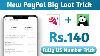 ⚠️ (Over Now Don't Use) Signup & get 140 rupees PayPal cash free | Fully Us Number Bypass
