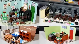 Community Center * Rooftop School * Housing Estates 1970/1980 - Royal Toys Brick Review | RT52-54