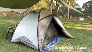 เต็นท์ Forclaz Tent Trek 500 Fresh & Black สำหรับ 2 คน, วนอุทยานชะอำ ชำอำ เพชรบุรี