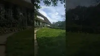 Beautiful view of old farm in Hamburg