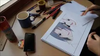 Speed Drawing Uchiha İtachi and Uchiha Sasuke from Naruto Shippuuden