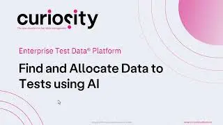 How to Find and Allocate Data To Tests Using AI | Enterprise Test Data