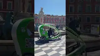 Pedicab available everywhere Fontaine du Soleil 