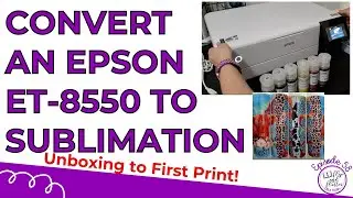 How to Convert an Epson Eco Tank 8550 to Sublimation - 13x19 Printer
