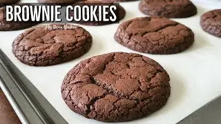 BROWNIE COOKIES | Fudgy Brownie Cookies Recipe