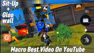 Free Fire Fast Gloo Wall Sit-Up Macro | GG Game Space Best Settings 2025 | Sit-Up Gloo Wall Trick