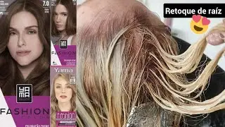 Retoque de Raíz - Mechas loiro 9.13 - Heder freire