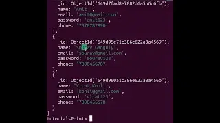Node.js  connection to MongoDB
