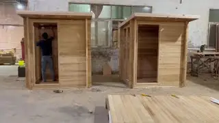 Outdoor Canadian red cedar sauna cabin, Do you want to experience it?