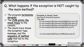 Core Java Interview Questions & Answers | Exception Handling | Java Backend Interview Prep | Part 3