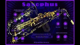 Saxophus VST, VST3 AU Plugins Virtual Soprano, Alto, Tenor and Baritone Saxophones EXS24 KONTAKT