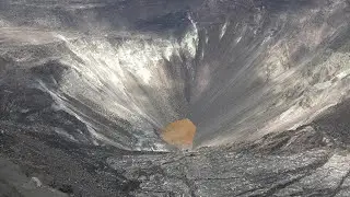 New Lake Inside Caldera of Hawaii's Kilauea Volcano Seen from Space