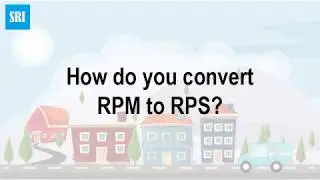 How do you convert RPM to RPS