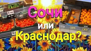 I'm comparing grocery prices in Krasnodar and Sochi! Where's cheaper?