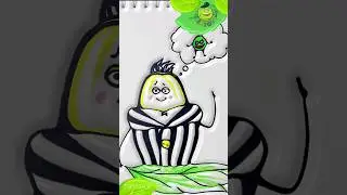 Рисунок как Семен Семеныч приветствует Гошика в классе #shorts