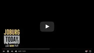 Your City, Your Story: Joburgtoday.tv