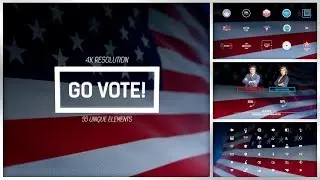 Go Vote 4k Project (After Effects Project Files)