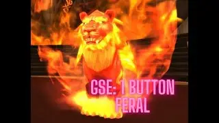 TWW: Feral Druid GSE 1 Button macro use/setup - PVP/PVE
