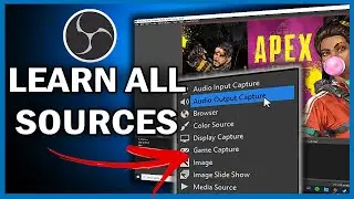 Learn all the sources in OBS Studio | OBS Studio Tutorial (2020)
