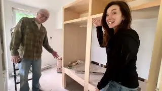 DIY Custom Laundry Room Cabinets for my (future) Stackable Washer/Dryer!!