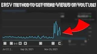 EASY method to get more VIEWS on YouTube!