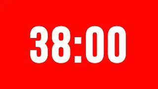 38 Minute Timer With Alarm Without Music